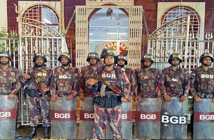 সারাদেশে ২৮৫৭ পূজামণ্ডপের নিরাপত্তায় ৪৩০ প্লাটুন বিজিবি