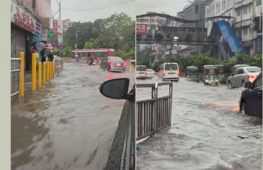 রাজধানীতে ৩ ঘণ্টায় ৭১ মিলিমিটার বৃষ্টি