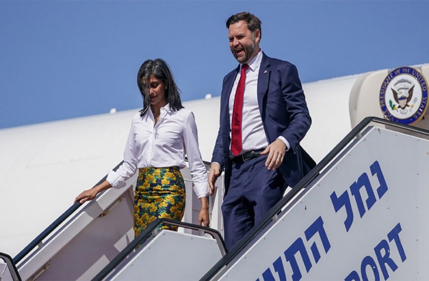 যুদ্ধবিরতি জোরদার করতে ইসরায়েলে মার্কিন ভাইস প্রেসিডেন্ট