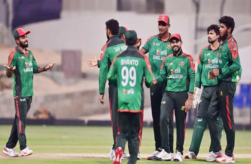 টসে হেরে ব্যাটিংয়ে বাংলাদেশ