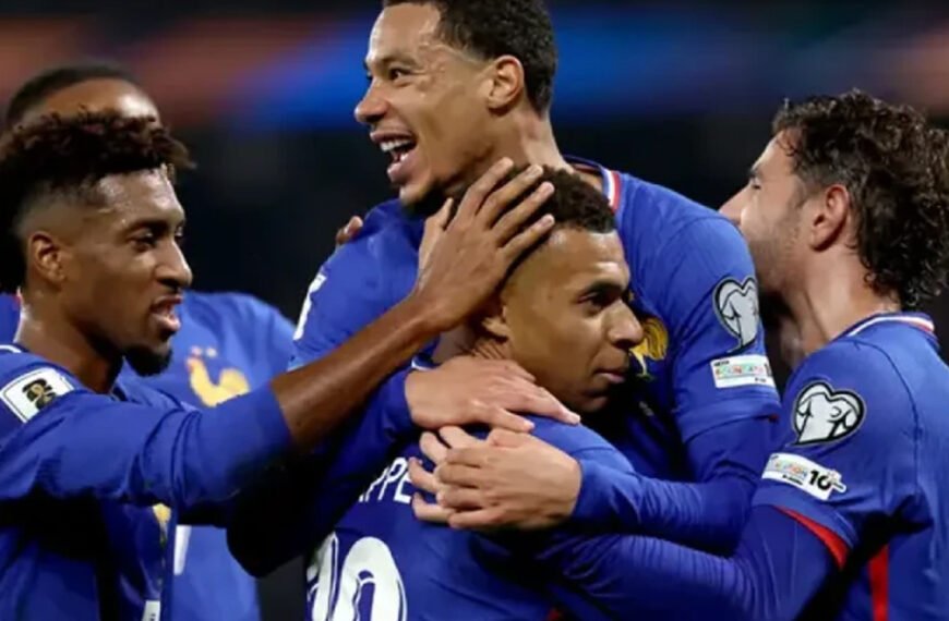 এমবাপ্পের অসাধারণ গোলে ফ্রান্সের বড় জয়