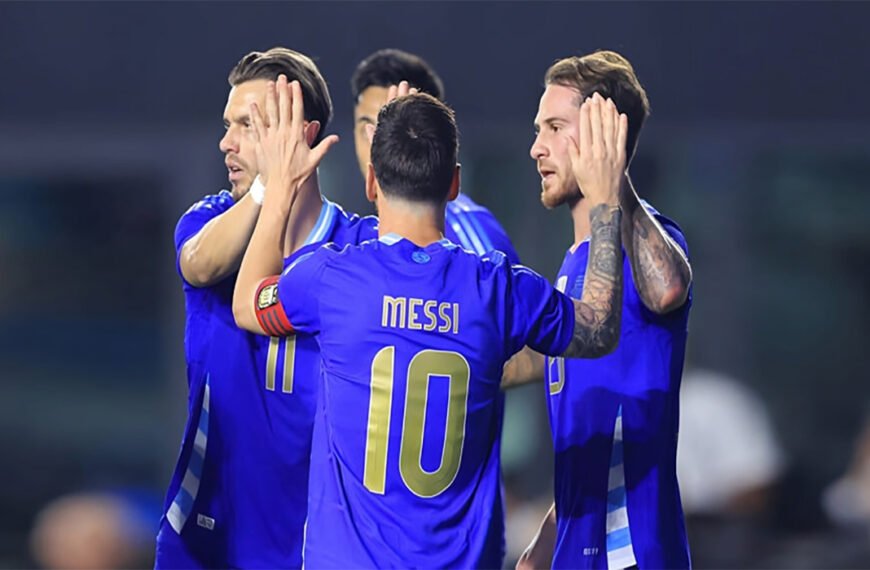 পুয়ের্তো রিকোকে গোলবন্যায় ভাসিয়ে আর্জেন্টিনার বিশাল জয়