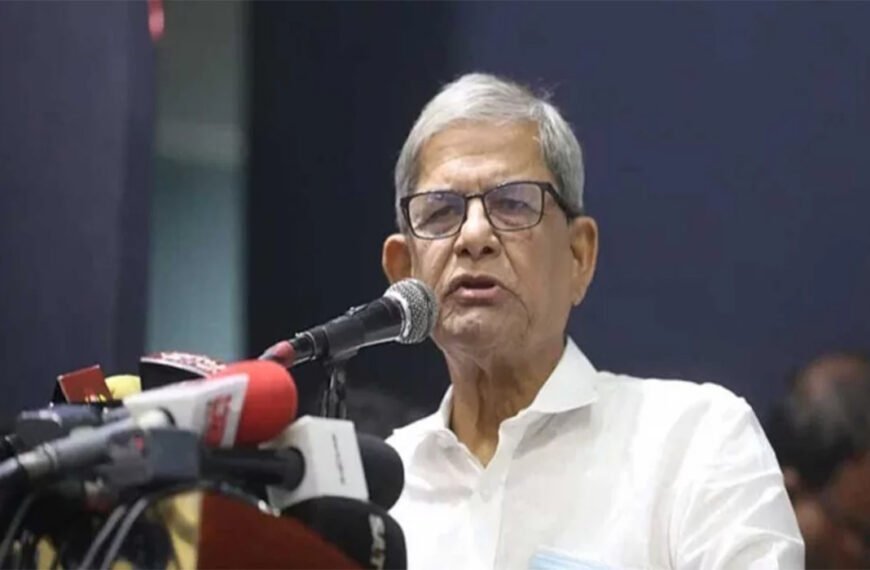 নির্বাচনকে বিলম্বিত করতেই পিআর পদ্ধতির নামে আন্দোলন চলছে: মির্জা ফখরুল