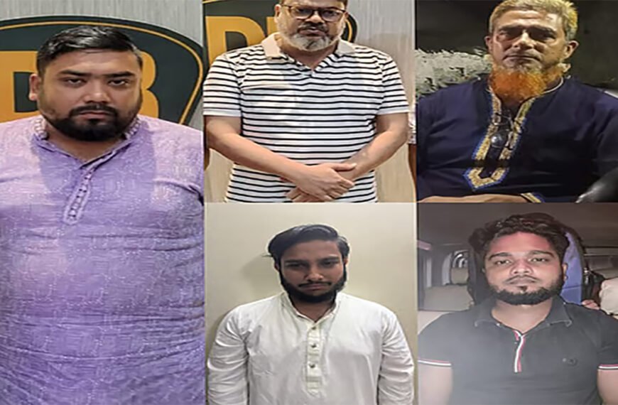 সাবেক সংসদ সদস্য ওমর ফারুকসহ ৫ জন ঢাকায় গ্রেপ্তার