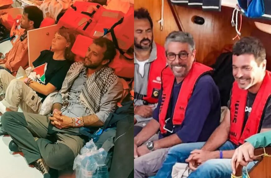 সুমুদ ফ্লোটিলায় আটক অ্যাক্টিভিস্টদের নেওয়া হচ্ছে ইসরাইলে