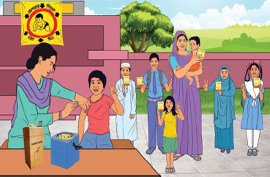 ১ কোটি ৭০ লাখ শিশুকে টাইফয়েড টিকা দেওয়া হয়েছে