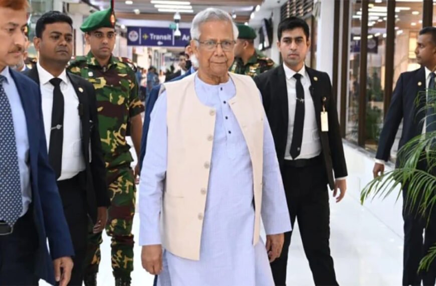 রোম সফর শেষে দেশে ফিরলেন প্রধান উপদেষ্টা