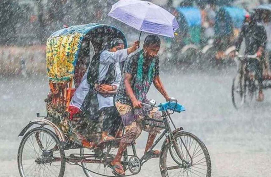 ৫ বিভাগে ভারি বর্ষণের শঙ্কা