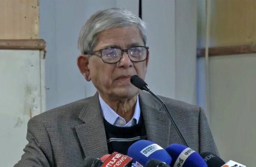 বেগম খালেদা জিয়ার মৃত্যুতে রাজনীতিতে বিশাল শূন্যতা সৃষ্টি হলো : মির্জা ফখরুল