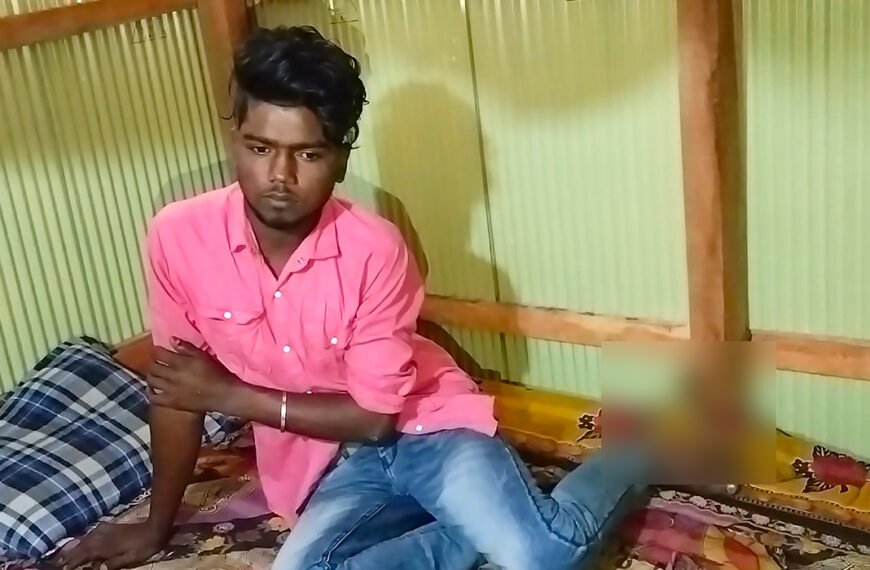 স্বামীকে শিকলে বেঁধে রাখলেন স্ত্রী