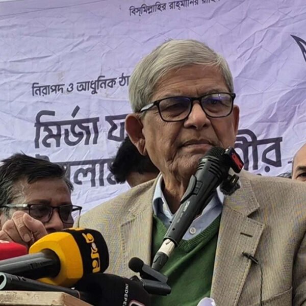 জামায়াতে ইসলামী দেশকে আফগানিস্তান বানাতে চায়: মির্জা ফখরুল