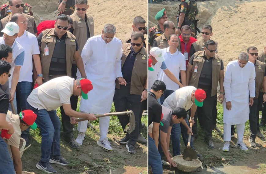 খাল খনন কর্মসূচির উদ্বোধন করলেন প্রধানমন্ত্রী তারেক রহমান