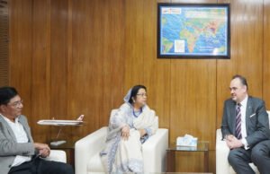 বেসামরিক বিমান পরিবহন ও পর্যটন মন্ত্রণালয়ের নবনিযুক্ত মাননীয় মন্ত্রী ও প্রতিমন্ত্রীর সঙ্গে বাংলাদেশে নিযুক্ত যুক্তরাষ্ট্রের রাষ্ট্রদূত এর সৌজন্য সাক্ষাৎ