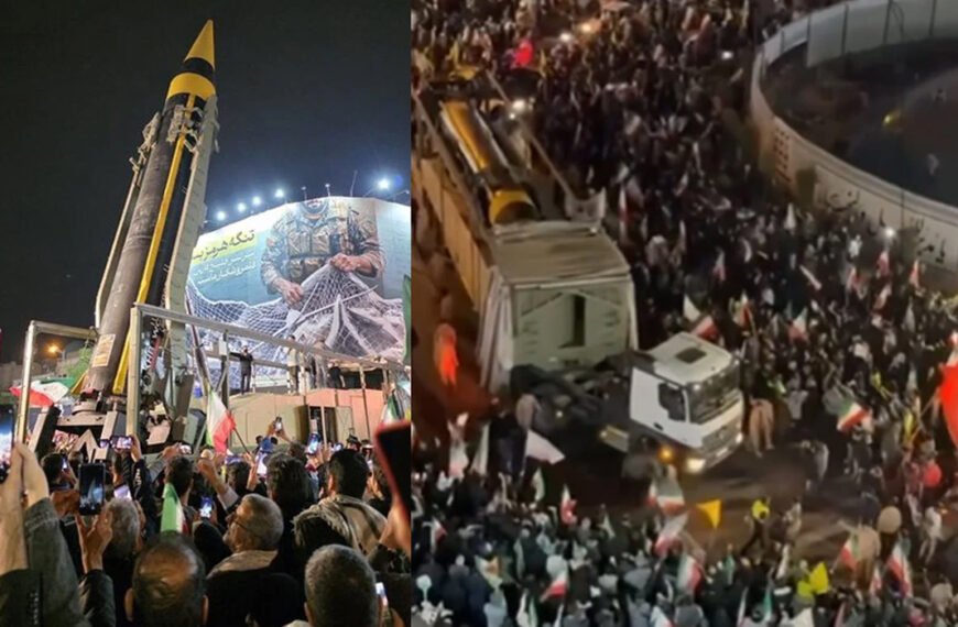 উত্তেজনা বাড়িয়ে তেহরানসহ ইরানের বিভিন্ন শহরে ক্ষেপণাস্ত্র প্রদর্শন