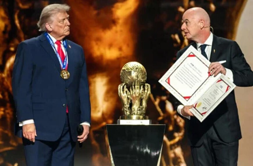 ট্রাম্পের চেয়ে ফিফা ‘শান্তি’ পুরস্কারের যোগ্য আর কেউ নেই: হোয়াইট হাউস