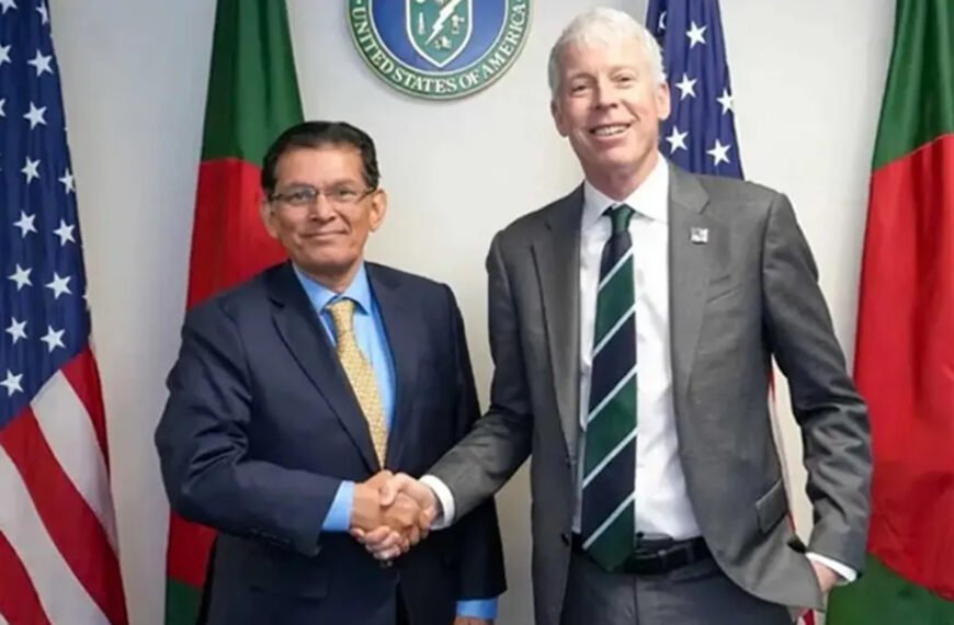 যুক্তরাষ্ট্রের সহায়তা চাইল বাংলাদেশ: জ্বালানি নিরাপত্তা নিয়ে ওয়াশিংটনে উচ্চপর্যায়ের বৈঠক