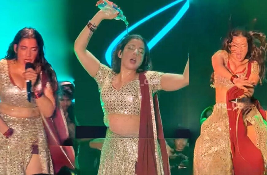 কনসার্টে ঠোঁট মিলিয়ে বিতর্কে গায়িকা