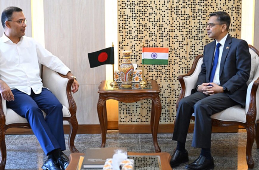 প্রধানমন্ত্রীর সঙ্গে ভারতীয় হাইকমিশনারের সৌজন্য সাক্ষাৎ