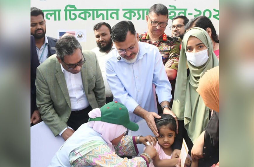 হামের বিশেষ টিকাদান কর্মসূচির দ্বিতীয় ধাপ শুরু আজ