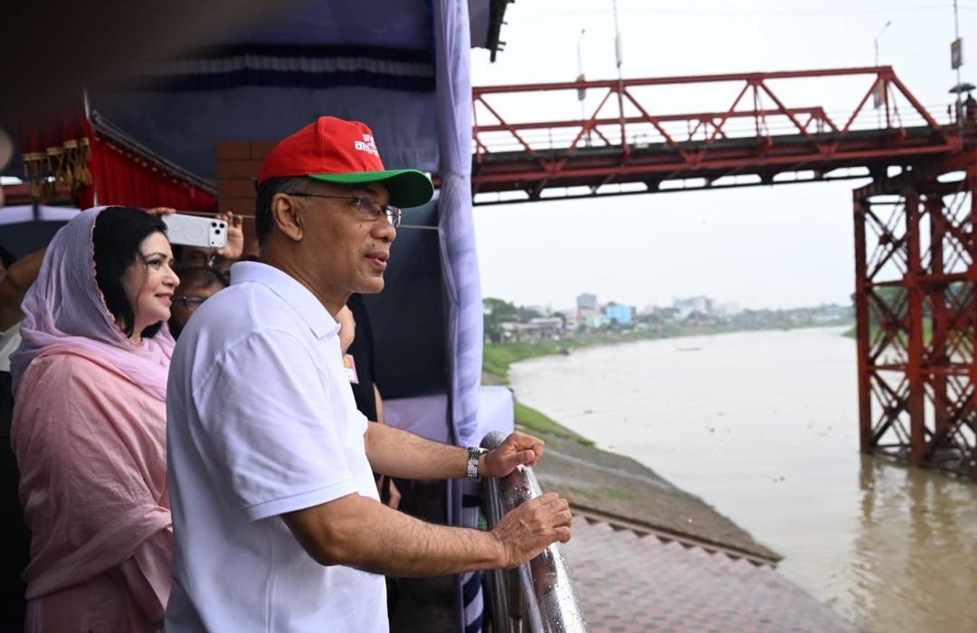 সিলেটে সৌন্দর্যবর্ধন ও বন্যা প্রতিরোধী অবকাঠামো নির্মাণ প্রকল্পের উদ্বোধন প্রধানমন্ত্রীর
