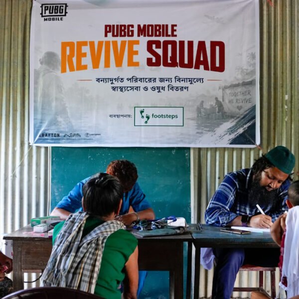PUBG Mobile Streamers ‘Revive Squad’ Steps Up for Flood-Hit Chattogram, with Support from Footsteps Bangladesh