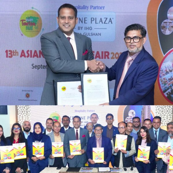 ১৭–১৯ সেপ্টেম্বর ঢাকায় ১৩তম এশিয়ান ট্যুরিজম ফেয়ার ২০২৬হসপিটালিটি পার্টনার ক্রাউন প্লাজা ঢাকা গুলশান (IHG)