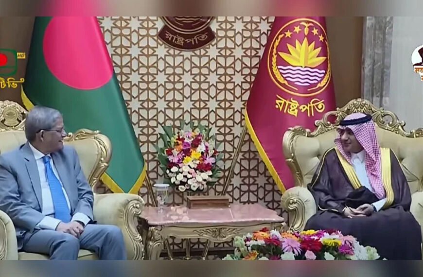 রাষ্ট্রপতির সঙ্গে সৌদির রাষ্ট্রদূতের সৌজন্য সাক্ষাৎ