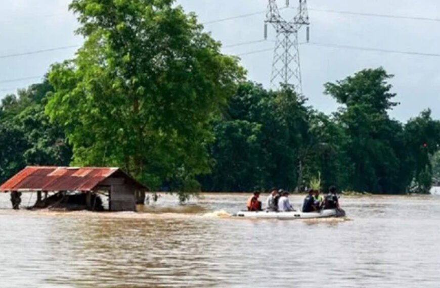 মিয়ানমারে বন্যায় ১০ জনের মৃত্যুর আশঙ্কা, নিখোঁজ ৩০